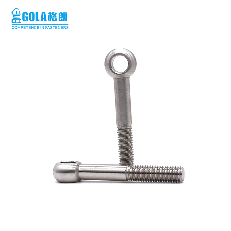 Bolts 304/316 eyelet screw bolt ss304 stainless steel a2 eye bolt with eyelets