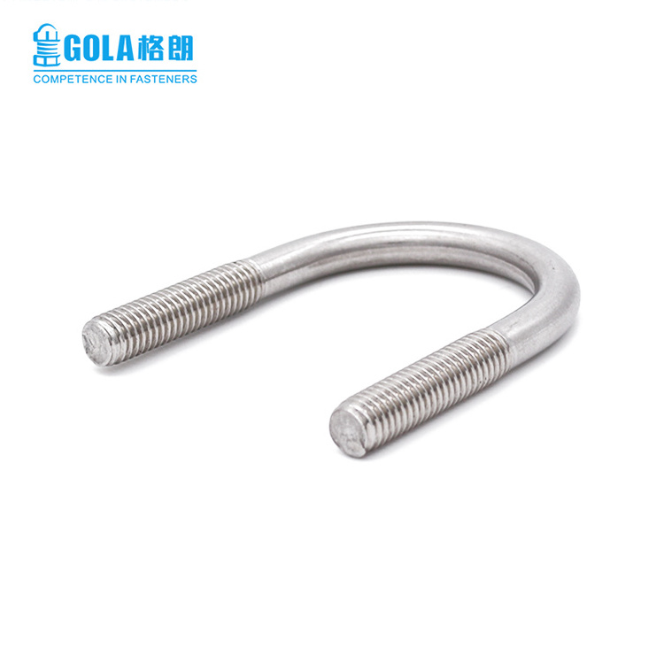 China bolt supplier M5-M12 Stainless Steel U Bolt