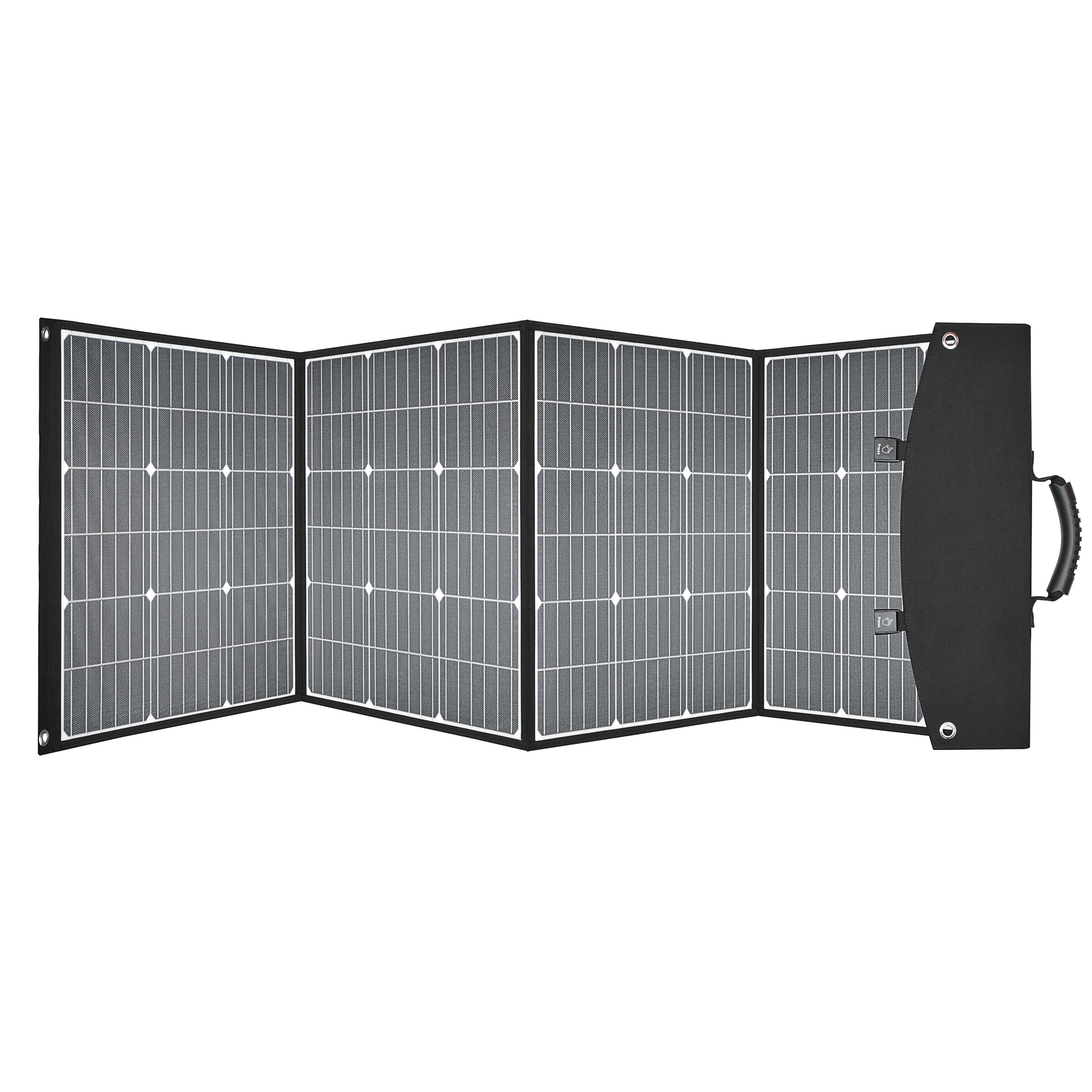 Portable Sollar Paneles Solares Half Cell Pv 200 Watts Price Mono Energy Paneles Solares Folding Solar Panel