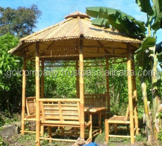 Big Bamboo House Bar - Bamboo Tiki Bar Hut - Natural bambus bar