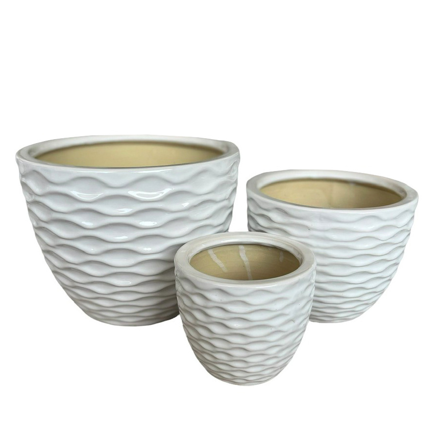 Glazed Flower Planters Pots/ Ceramic planters/  glazed pottery [wholesale]