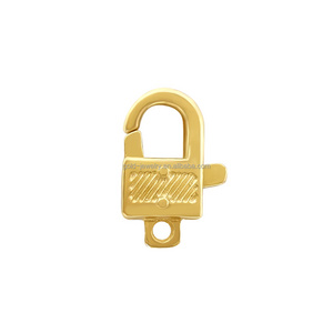 New Arrival Special Lock Shape Lobster Clasp Gold 18k Jewelry Accessory Wholesale