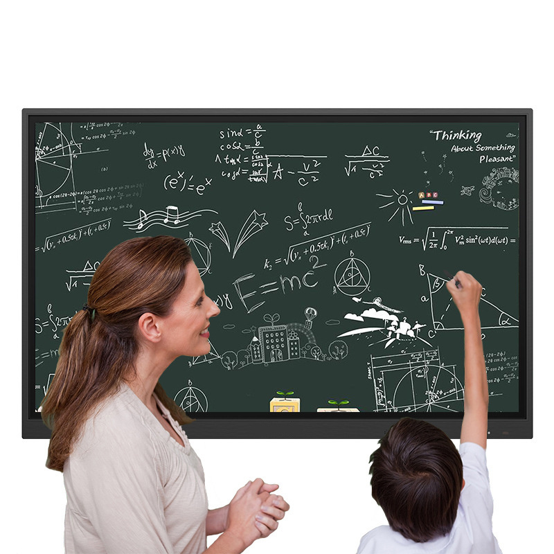 Intelligent Interactive Whiteboard Touch Screen Flat Panel 55 65 75 85 86 98 100 110 inch Education Interactive Smart Blackboard