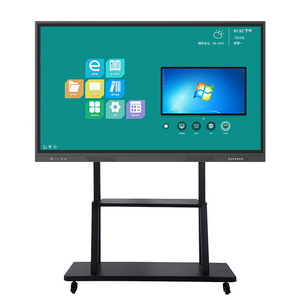 Intelligent Interactive Whiteboard Touch Screen Flat Panel 55 65 75 85 86 98 100 110 inch Education Interactive Smart Blackboard