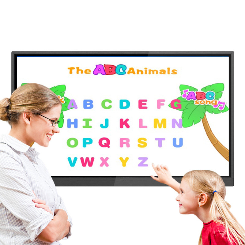 Intelligent Interactive Whiteboard Touch Screen Flat Panel 55 65 75 85 86 98 100 110 inch Education Interactive Smart Blackboard