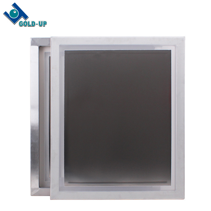 high tension SMT printing stencil frame with stainless steel sheet by Epoxy AB Glue for silk screen printing