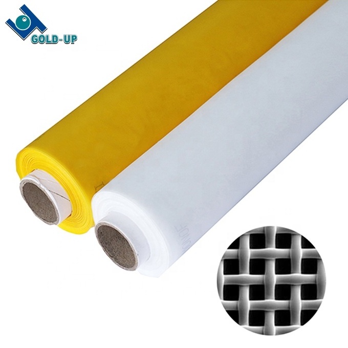 white yellow nylon sieve screen printing mesh