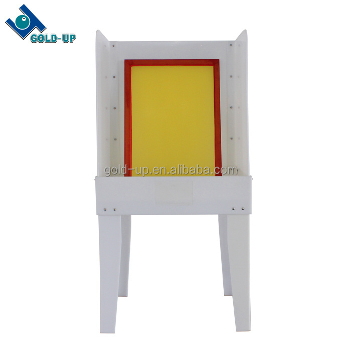 Gold-up supply screen printing washing tank/washout booth for screen printing frame