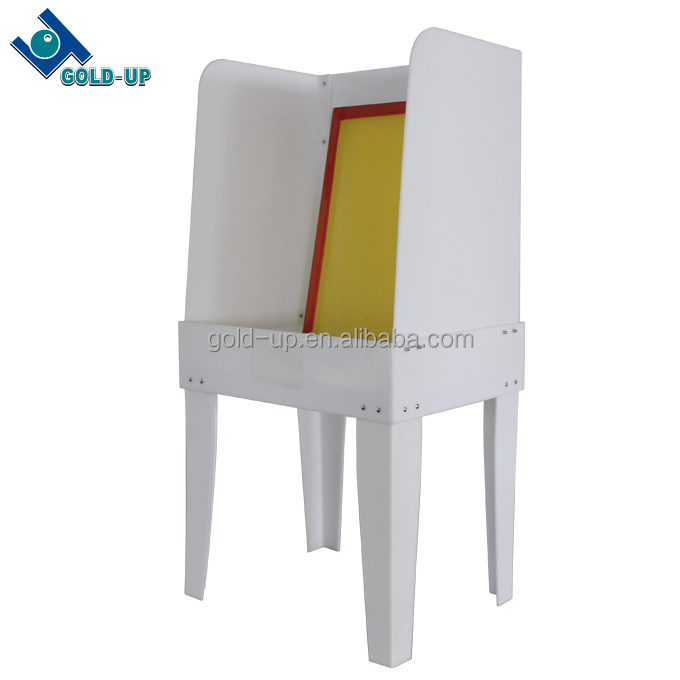 Gold-up supply screen printing washing tank/washout booth for screen printing frame