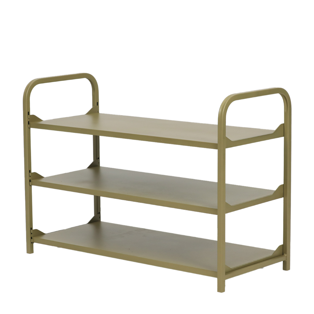 High Quality Simple Shoe Rack Steel Shoe Organizer Living Room Small Shoe Rack with 4 Tiers