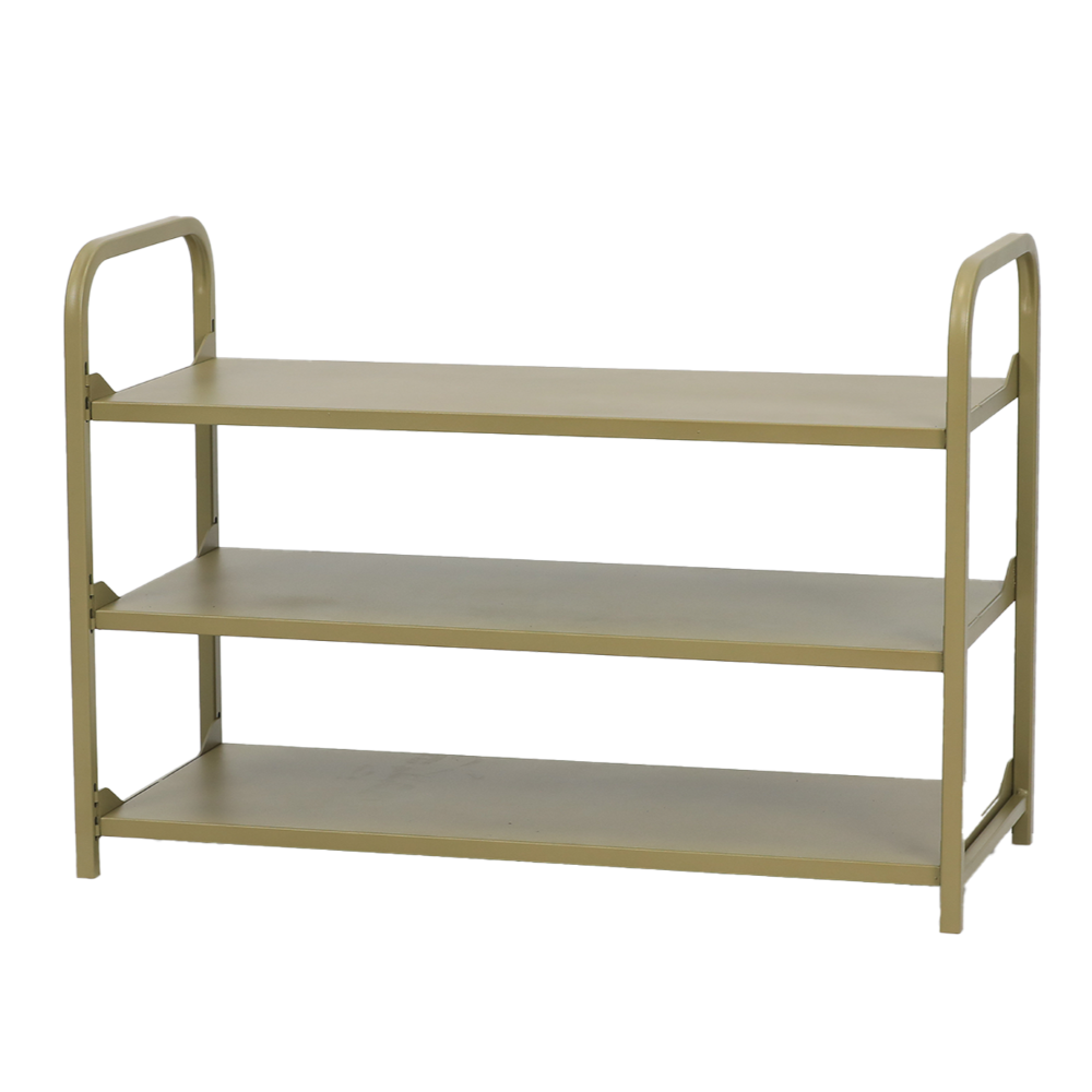 High Quality Simple Shoe Rack Steel Shoe Organizer Living Room Small Shoe Rack with 4 Tiers