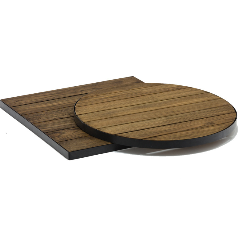 Square Shape Outdoor Table Top Solid Ash Wood 600*600mm Table Top with Different Specification