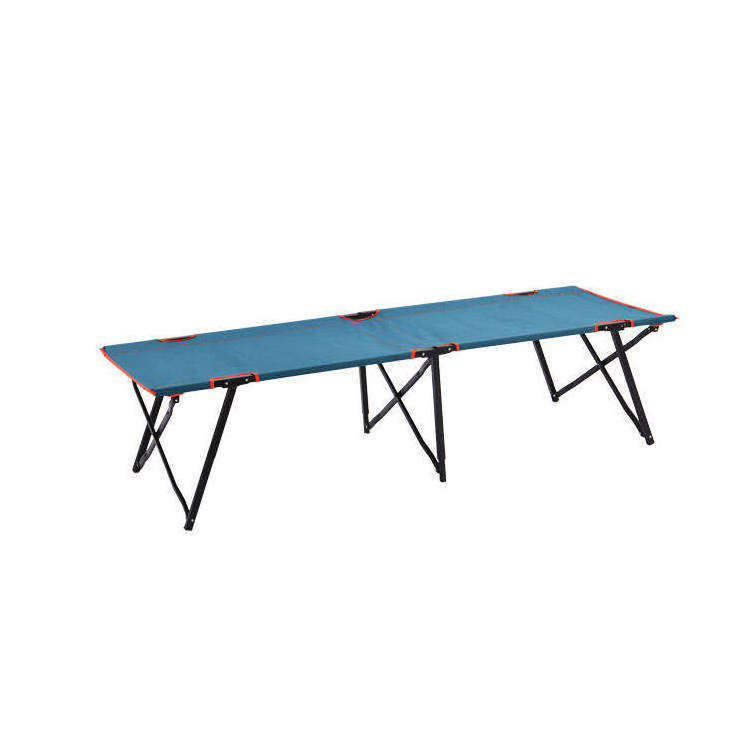 High Quality Wholesale Custom Cheap folding camp bed lounge beach bed aluminum reformer bed