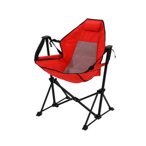 Swing vhairs portable garden outdoor red folding hammock chair rocking chair