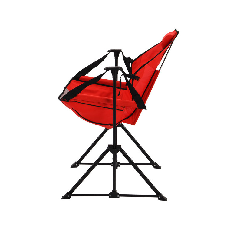 Swing vhairs portable garden outdoor red folding hammock chair rocking chair