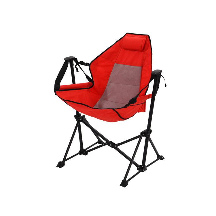 Customizable foldable hanging folding hammock chair indoor swing chair for outdoor