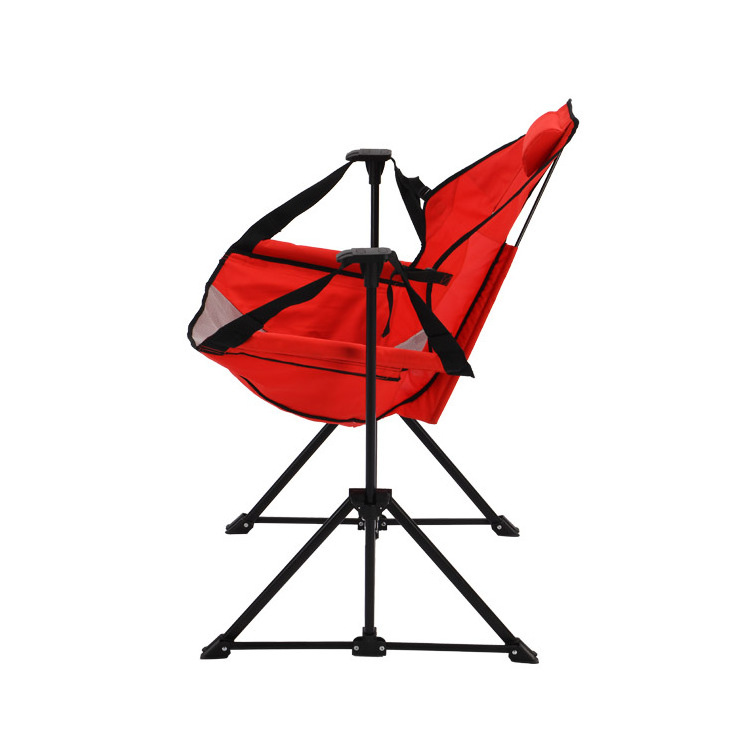 Outdoor used portable outdoor rocking chair free standing folding hammock chair