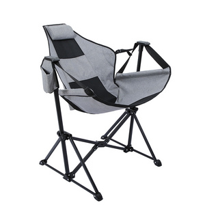 Multifunctional Folding hammock swing chair aluminum rocking chair outdoor