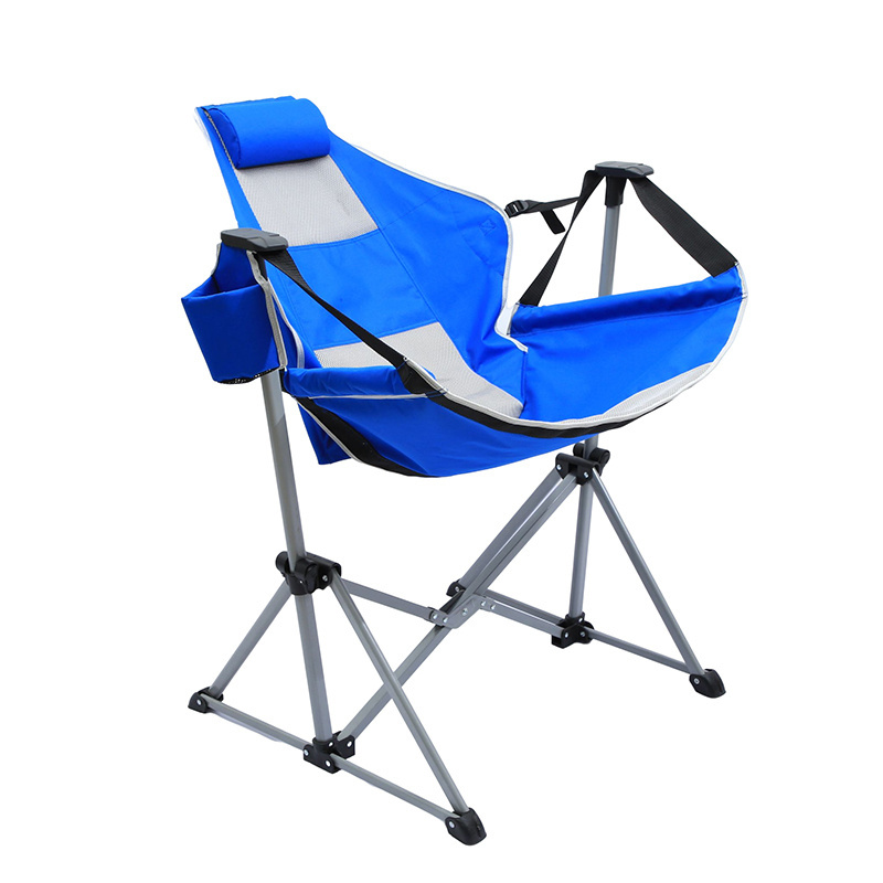 Multifunctional Folding hammock swing chair aluminum rocking chair outdoor