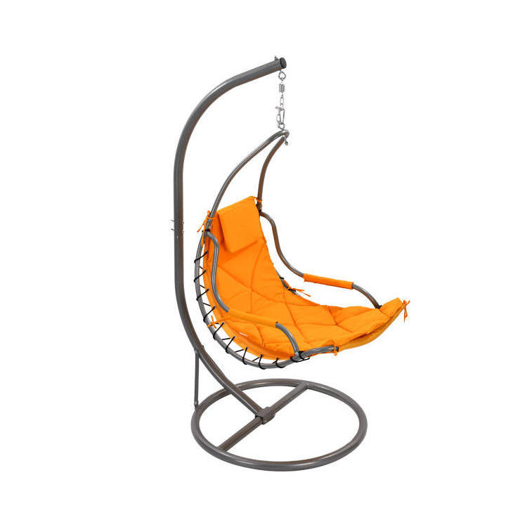 Gw0027 Garden Indoor Outdoor Swing Chair For Bedroom Furniture Metal Modern European Hanging Circle Swing Chair