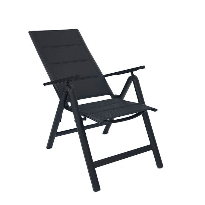 factory wholesale outdoor Luxury Seven-Position Padded garden aluminum chair zero gravity chair