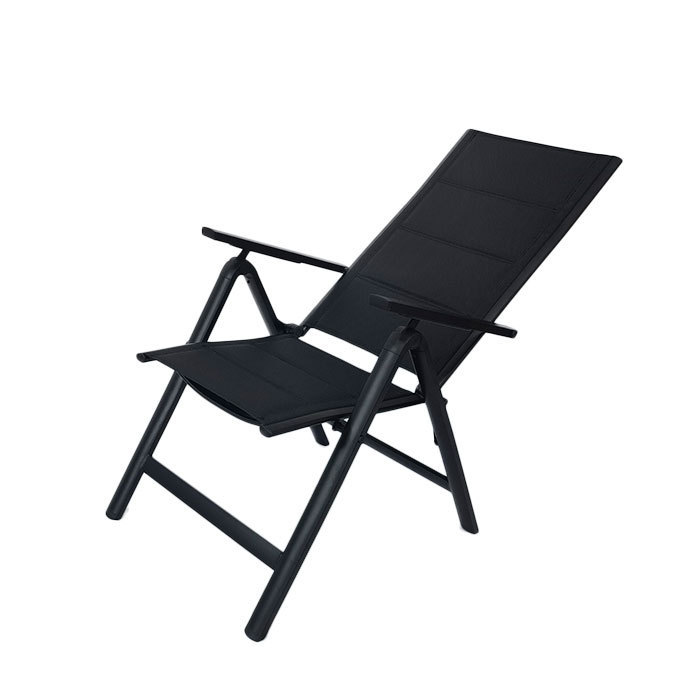 factory wholesale outdoor Luxury Seven-Position Padded garden aluminum chair zero gravity chair