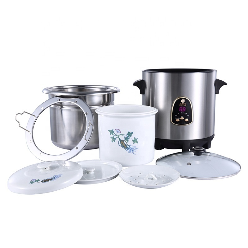 5.5L ceramic pot 14L  High quality stainless steel inner pot Multi-Function Electric Stew Cooker