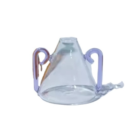 Custom Gradient Color Modern Glass Jug Glass Pitcher With Pouring Lid Pitcher And Glass