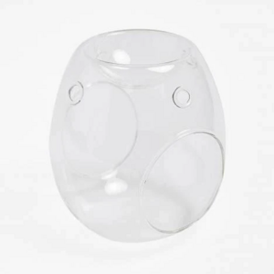 Wholesale Hand Blown Table Decoration Borosilicate Clear Colored Glass Essential Oil Diffuser Wax Burner for Sale