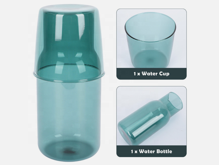 Wholesale Glass Water Carafe With Cup Borosilicate Heat Resistant Glasses Water Jug Pitcher For Milk Water