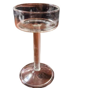 Custom Votive Crystal Stand Glass Candle Stick Decorative Pillar Candle Holders For Home Decoration