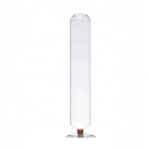 Wholesale Customized Colored Long Glass Match Jar Glass Match Holder With Cork Lid for Decorative Home Decor