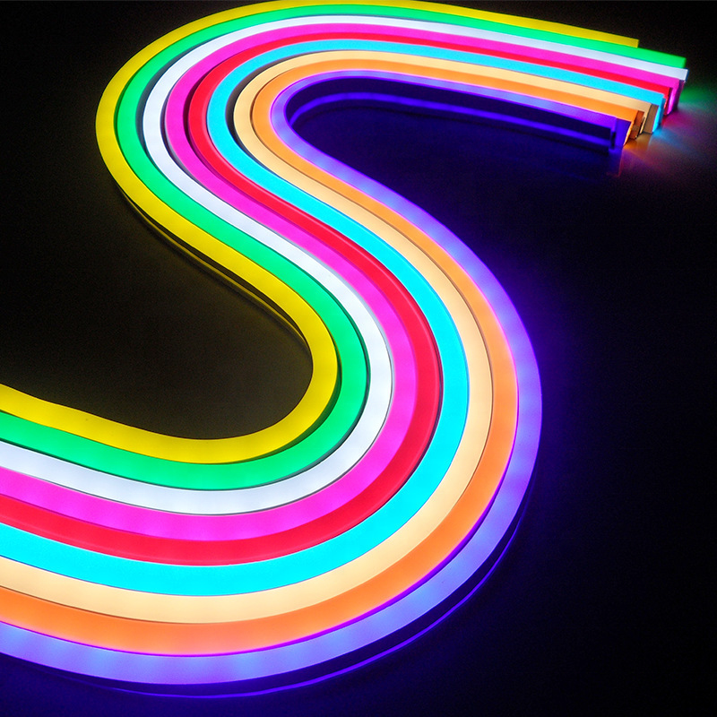 Free Sample Neon Tira de luces led exterior neon con Silicone Body Led Neon Lights decoration sign letter