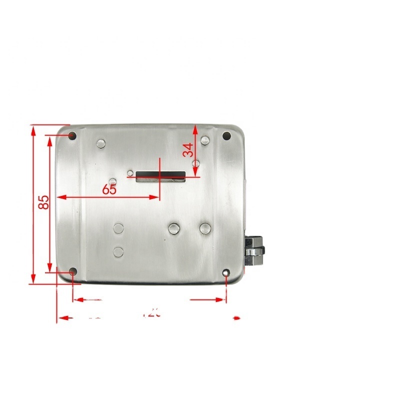 Security Electric Rim Door Lock With Double Connected Cylinder