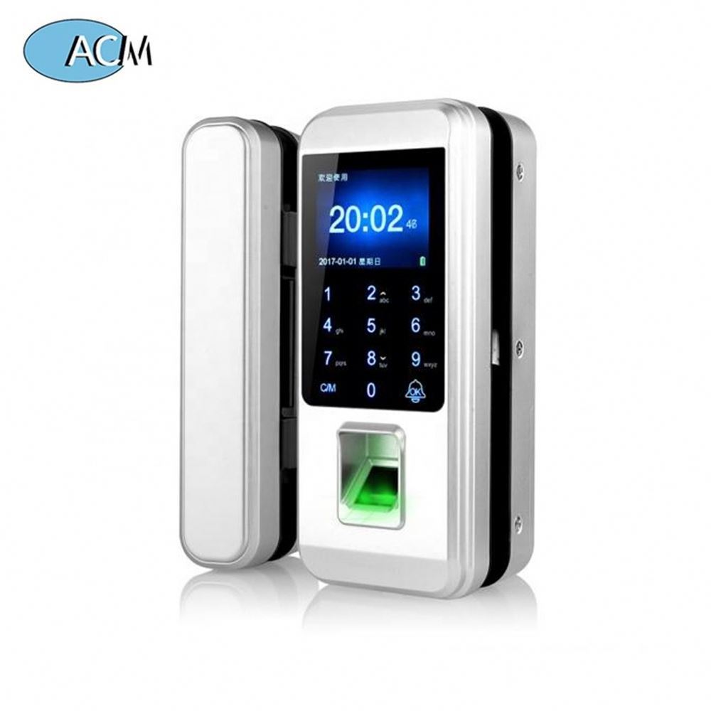 Frameless Glass Door Biometric Fingerprint Smart RFID Card Password Home Office Remote Control Electronic Lock