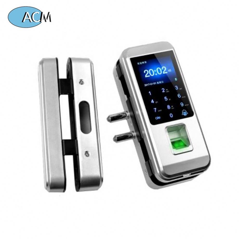 Frameless Glass Door Biometric Fingerprint Smart RFID Card Password Home Office Remote Control Electronic Lock