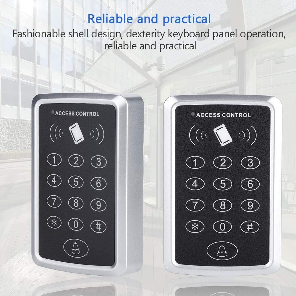 Stand Alone Access Control System Kit 180kg Electric Magnetic Lock 12V Power Supply Exit Button Full Set Door Open Entry System