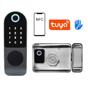 Fingerprint Door Biometric Glass Scanner Digital Electronic Smart Locker Finger BT With Cylinder Car For Cabinet Lock