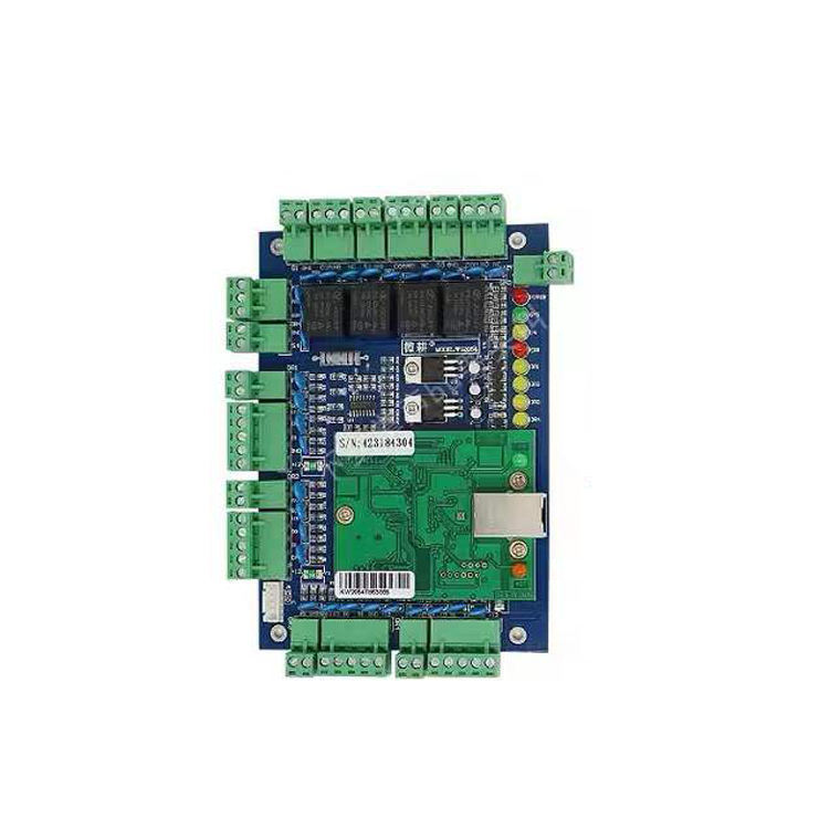 Entry Door Security System Wiegand Solution Controller Board TCP IP RFID Network Four Door Access Controller Panel