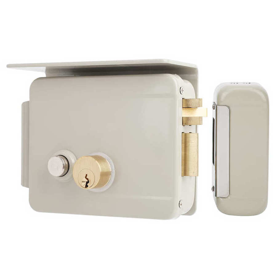 Anti-theft Long Rim For Thicker Door Brass Lock Double Bolt Weatherproof Night Latch