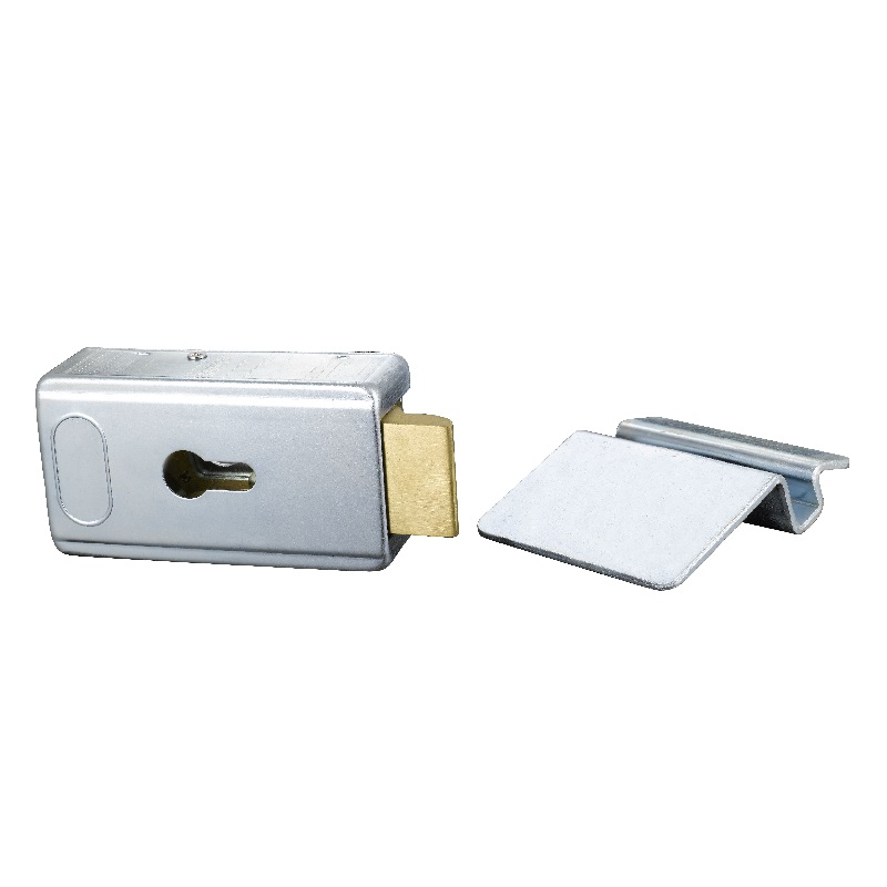 Electric rim door personnel gate lock gate latch lock