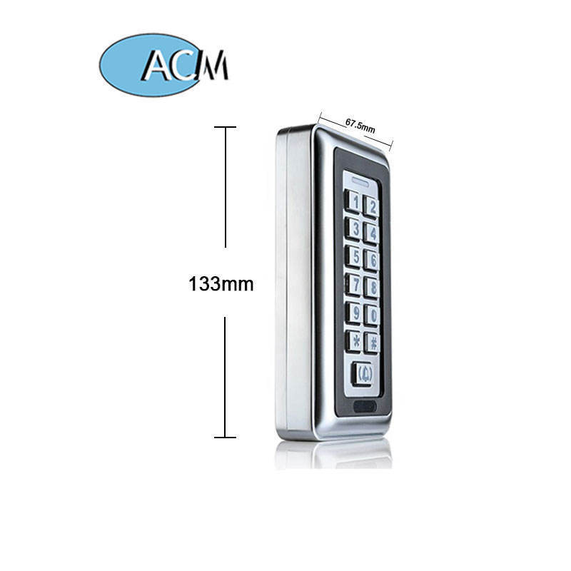 Outdoor IP68 Waterproof Metal Security Standalone Keypad 125KHZ EM RFID Card Access Control Reader