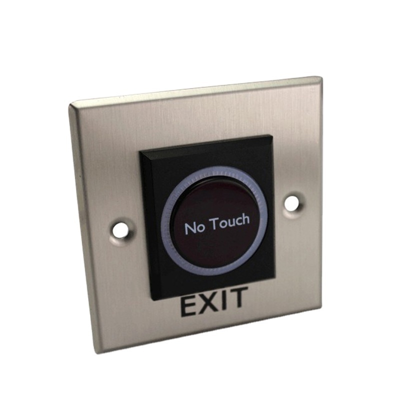 Touchless Exit Button Infrared Door Exit Push Release Button Switch For Access Control System