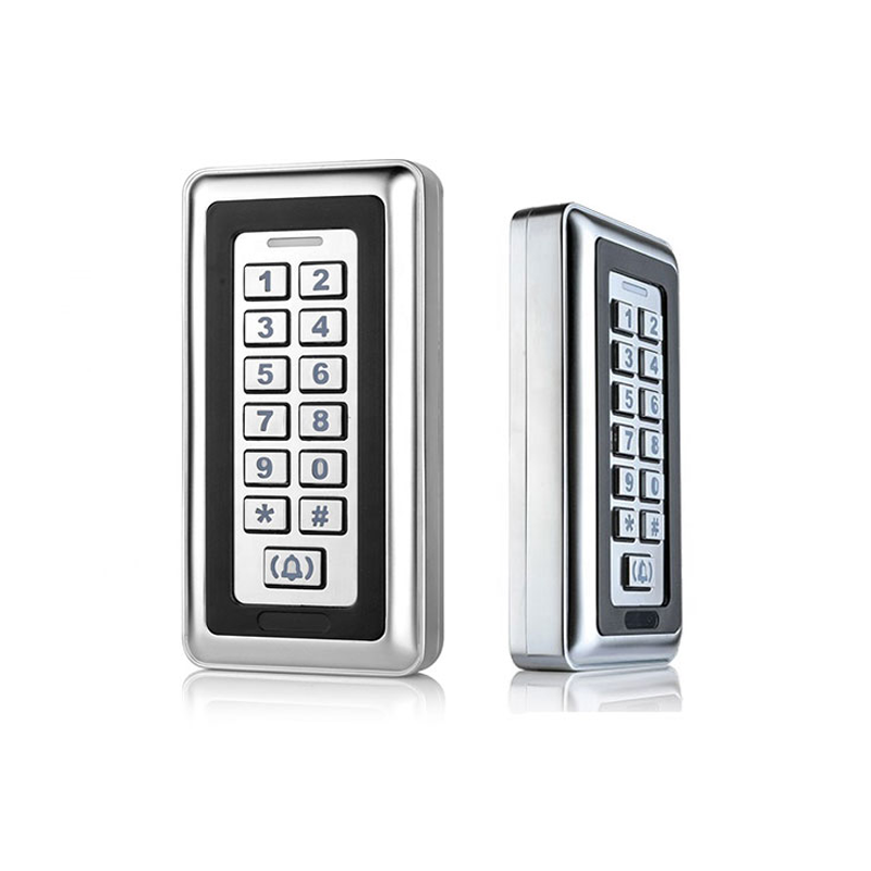 Outdoor IP68 Waterproof Metal Security Standalone Keypad 125KHZ EM RFID Card Access Control Reader