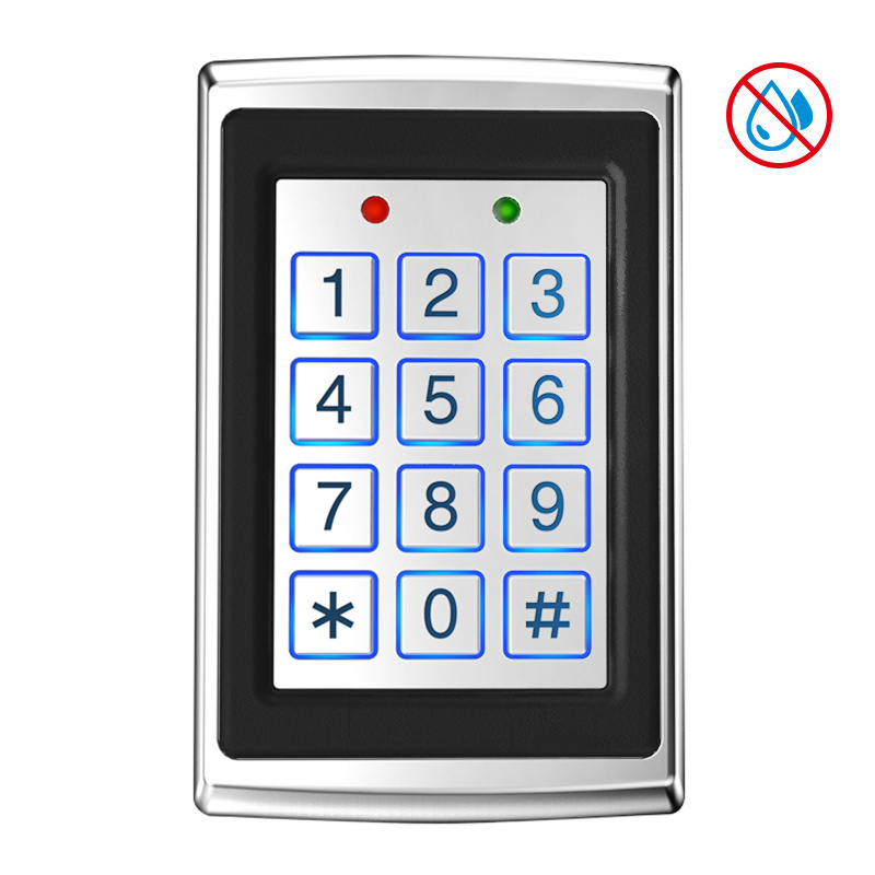 Zinc Alloy Electronic Smart Keyless Door Lock Code Keypad Security Entry EM Card