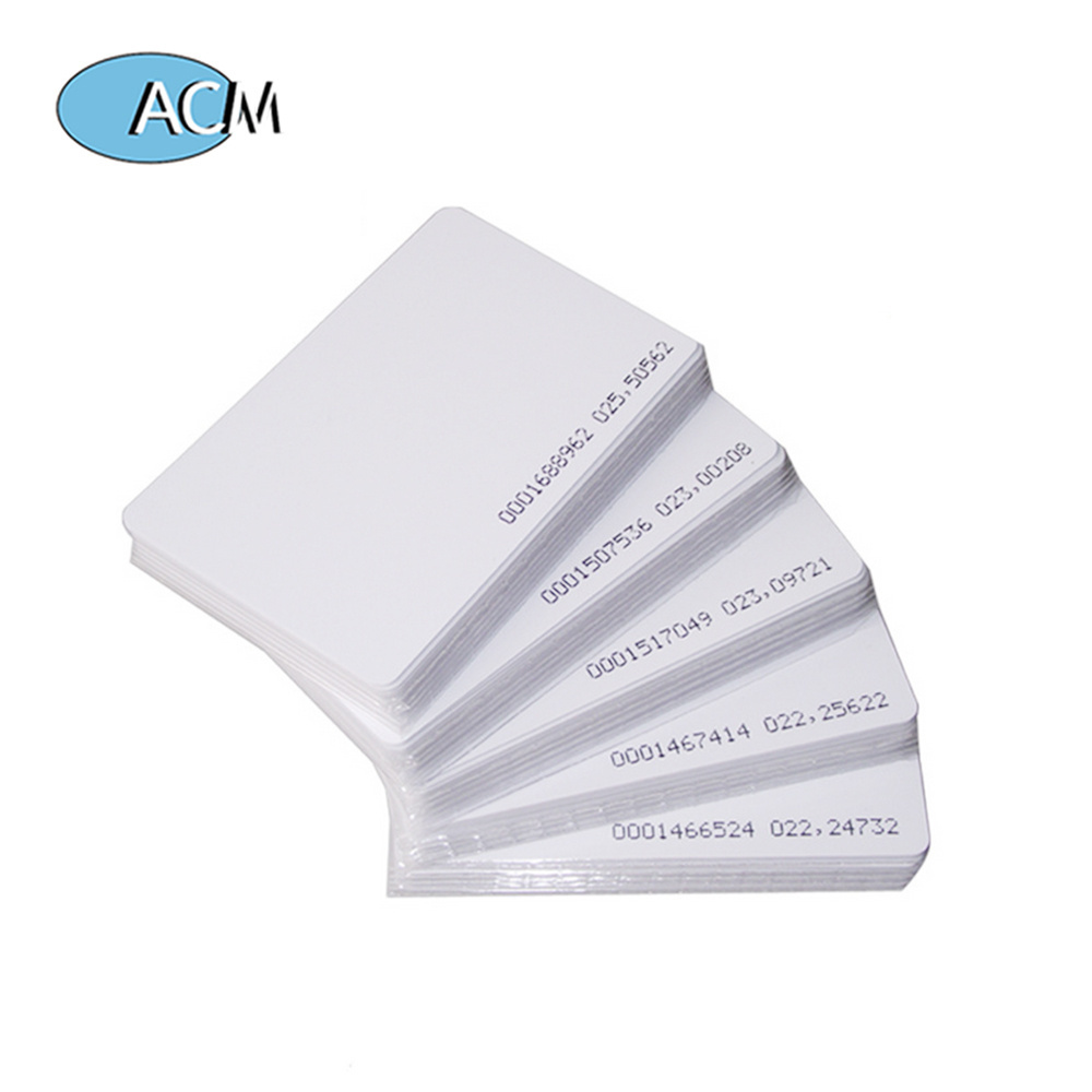 Wholesale Contactless Access Control Card 125khz Tk4100 Chip PVC Smart Blank Proximity RFID Card