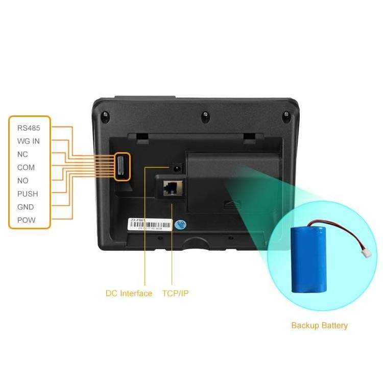 Clocking In Time Recorder Facial Biometric Time Attendance System Access Control Fingerprint Biometric Devices With Software