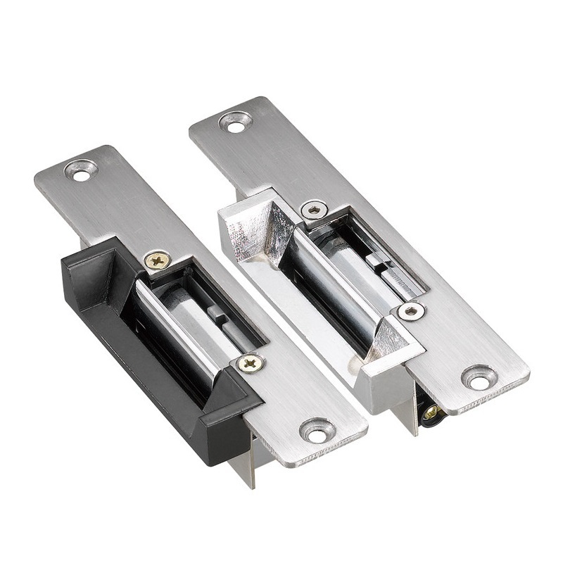 Hot sale stainless steel Fail Secure / Fail safe door electric  Strike Lock strike plate for frameless glass