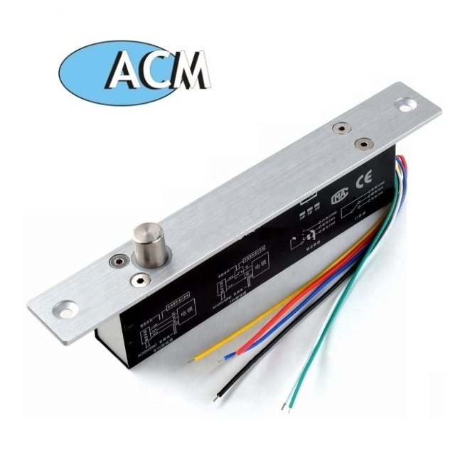 Narrow Panel Type Electronic Bolt Magnetic Door Lock Combination Safe Lock electric bolt lock