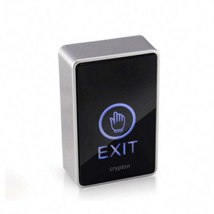 Touch Contactl Infrared LED Exit Button Tempered Glass Exit Switch